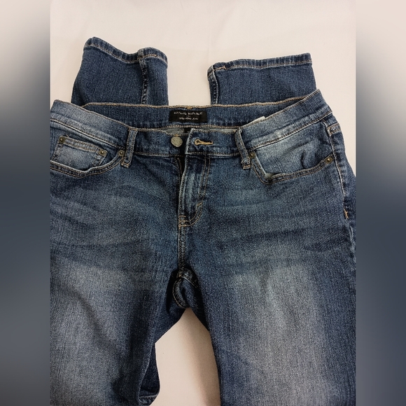 BANANA REPUBLIC Dark Blue Women's Girlfriend Designer Jeans (#1,402) - Picture 1 of 5